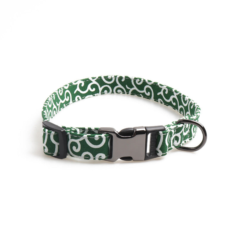 Half Metal Buckle Tang Grass Pet Collar