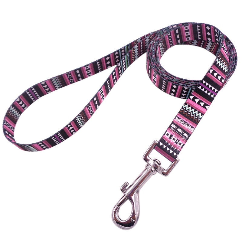 Bright And Novel Multi-color Pet With Colorful Dog Leash