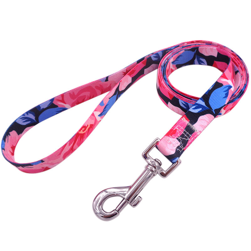 Bright And Novel Multi-color Pet With Colorful Dog Leash