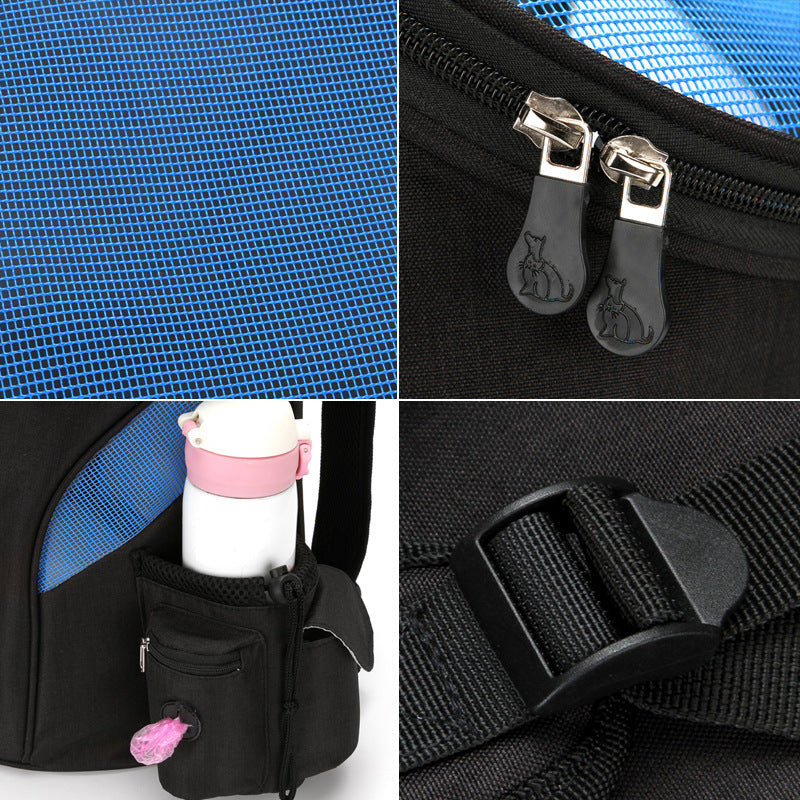 Pet Backpack Mesh Ventilation Pet Backpack