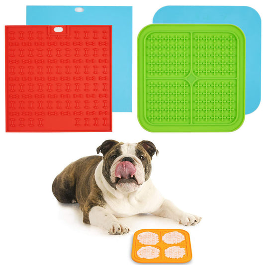 Pet sucker licking pad and slow feeding pad