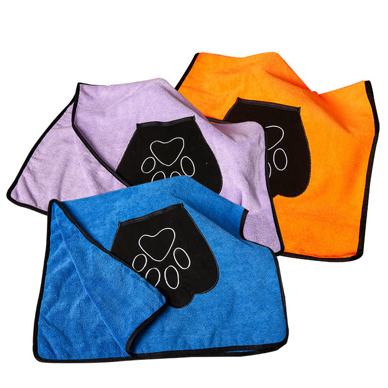 Pet absorbent towel bath towel